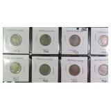 Eight (8) Buffalo Nickels