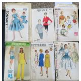 SIX (6) Vintage Clothing Patterns