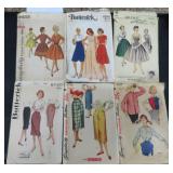 SIX (6) Vintage Clothing Patterns
