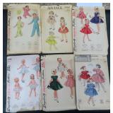 SIX (6) Vintage Clothing Patterns