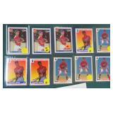 TEN (10) Chipper Jones ROOKIE CARDS