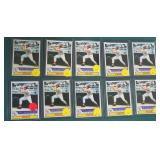 TEN (10) 1979 Topps Pete Rose Baseball Cards