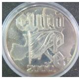 32 Grams Copper Nickel 2000 Liberia $5 Coin