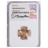 2017-P Shield NGC Gem UNC RD (Lyndall Bass Signed)