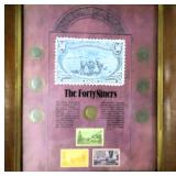$17 SHIP: The Forty Niners Display incl. (7) "V"