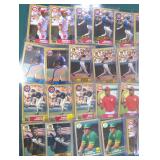 Thirty-Five (35) 1987 Topps Baseball Stars and RCs