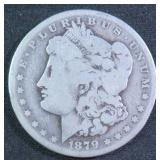 1879 Silver Morgan Dollar, $48 Melt 8-5-26