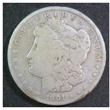 1901-O Silver Morgan Dollar, $48 Melt 8-5-26