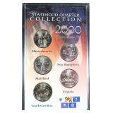 2000 State Quarter Display Set (5) Quarters
