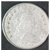 COPY: 1804 Draped Bust Dollar, Metal Content