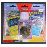 (3) Foil Cards, Metallic Coin, (2) Booster Packs
