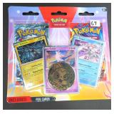 (3) Foil Cards, Metallic Coin, (2) Booster Packs