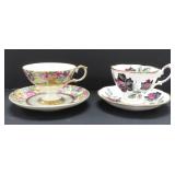 NO SHIP: TWO (2) Cups and Saucers, Very Nice