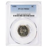 1959 Jefferson Nickel PCGS MS-64