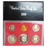 1980 U.S. Proof Set, Piney Point Village Estate