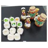 NO SHIP: Napkin Ring Holders and Salt & Pepper
