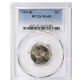 1971-D Jefferson Nickel PCGS MS-65