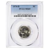 1976-D Jefferson Nickel PCGS MS-65