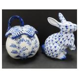 NO SHIP: Hand Painted Blue & White Decor