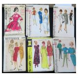 SIX (6) Vintage Clothing Patterns