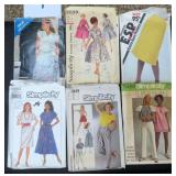 SIX (6) Vintage Clothing Patterns
