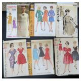 SIX (6) Vintage Clothing Patterns