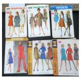 SIX (6) Vintage Clothing Patterns
