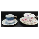 NO SHIP: TWO (2) Cups and Saucers, Very Nice