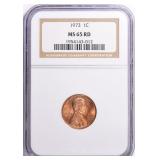 1973 Lincoln Cent NGC MS-65 RD