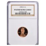 1995-S Lincoln Cent NGC Proof-69 UC