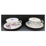NO SHIP: TWO (2) Cups and Saucers, Very Nice