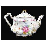 NO SHIP: Arthur Wood Tea Pot, Gold Trimmed