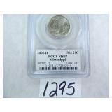 2002-D Mississippi Quarter PCGS Graded MS67