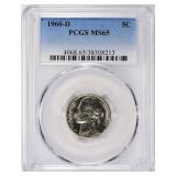 1960-D Jefferson Nickel PCGS MS-65