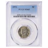 1973 Jefferson Nickel PCGS MS-65