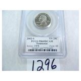 (10) 2002-S Tennessee Quarter PCGS Graded PR69 DC
