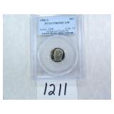 TWO (2) 1986-S Roosevelt Dime PCGS Graded PR69 DC