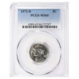 1972-D Jefferson Nickel PCGS MS-65