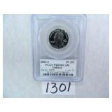 (10) 2002-S Indiana Quarter PCGS Graded PR69 DC