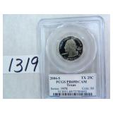 (2) 2004-S Texas Quarters PCGS Graded PR69 DC