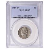 1956-D Jefferson Nickel PCGS MS-65
