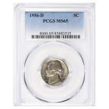 1956-D Jefferson Nickel PCGS MS-65