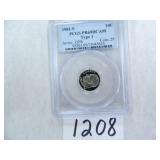 (5) 1981-S Roosevelt Dime TYPE 1