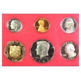 1982 Proof Set with Kennedy Half Dollar