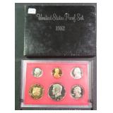 1982 Proof Set with Kennedy Half Dollar