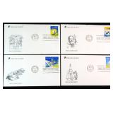 Four (4) Space Achievement FDCs