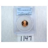 TWO (2) 2004-S One Cent PCGS graded PR69 RD DC