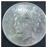 1925 Silver Peace Dollar, $50.20 Melt Value