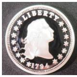 One Troy Ounce .999 Fine Silver Tribute Coin