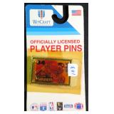 Vintage Hakeem Olajuwon NBA Pin, Unopened.